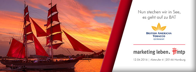 MTP Facebook Titelbild Plenum British American Tobacco BAT 2016 Schiff Rotel Segel