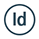 Flat Icon Weiss Blau InDesign
